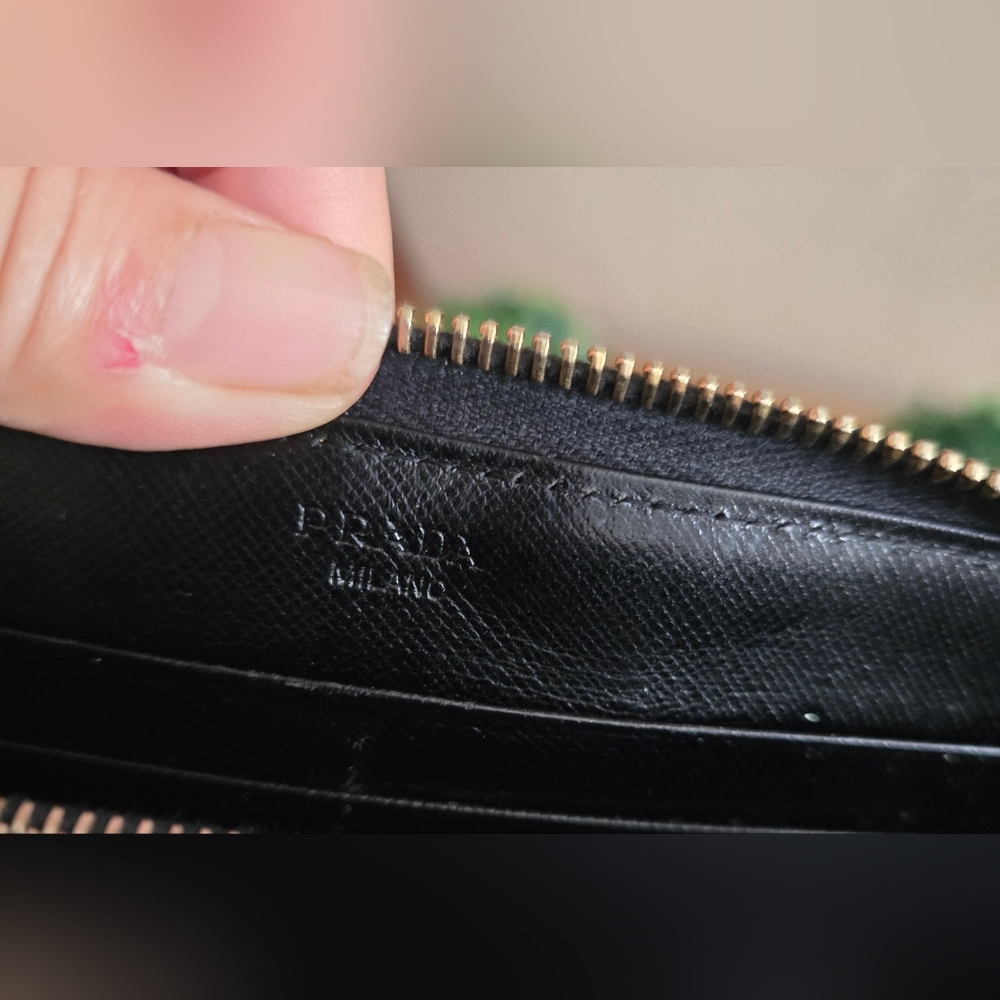 Prada Guc Tessuto Nylon Zippy Wallet - Picture 9 of 10